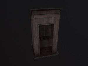 Outhouse Toilet 3D Model