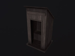 Outhouse Toilet Modelo 3D