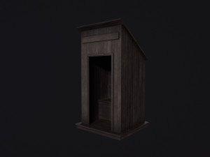 Outhouse Toilet Modelo 3D