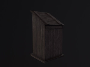 Outhouse Toilet Modelo 3D