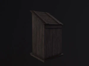 Outhouse Toilet 3D Model