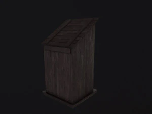 Outhouse Toilet 3D Model