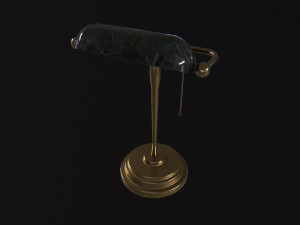 Antique Desk Lamp Modèle 3D
