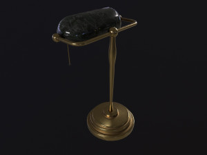 Antique Desk Lamp Modèle 3D