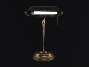 Antique Desk Lamp Modèle 3D
