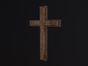 Wooden Cross Modello 3D