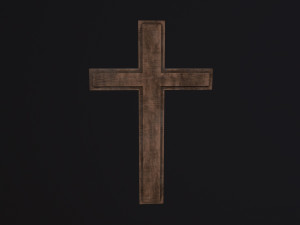 Wooden Cross Modello 3D