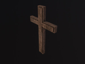 Wooden Cross Modello 3D