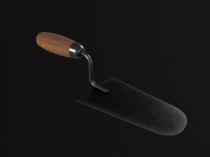 Plaster Trowel Poo 3D Model