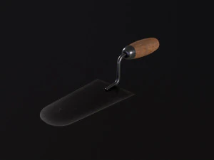 Plaster Trowel Poo 3D Model