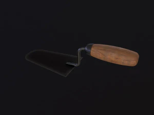Plaster Trowel Poo 3D Model