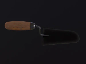Plaster Trowel Poo 3D Model