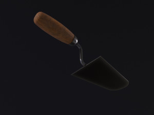 Plaster Trowel Poo 3D Модель