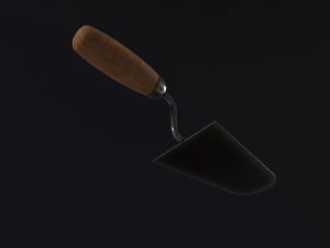Plaster Trowel Poo 3D Model