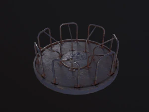 Soviet Merry Go Round 3D Model