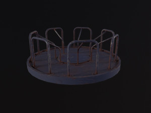 Soviet Merry Go Round 3D Model