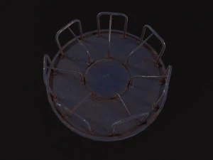 Soviet Merry Go Round 3D Model