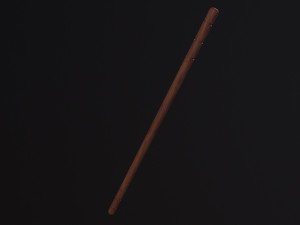 Martial Arts Stick Weapon 3D Model