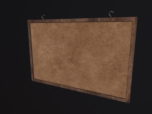 Pinboard 3D Model