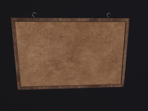 Pinboard 3D Model