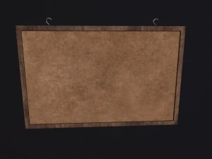 Pinboard 3D Model
