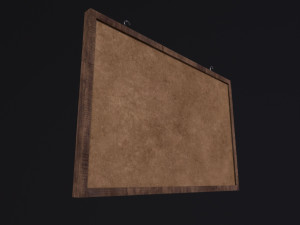 Pinboard 3D Model