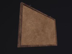 Pinboard 3D Model