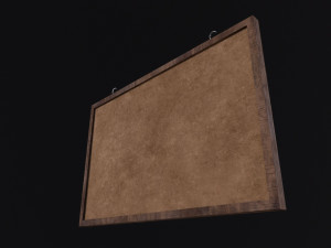 Pinboard 3D Model