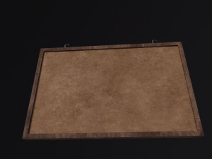 Pinboard 3D Model