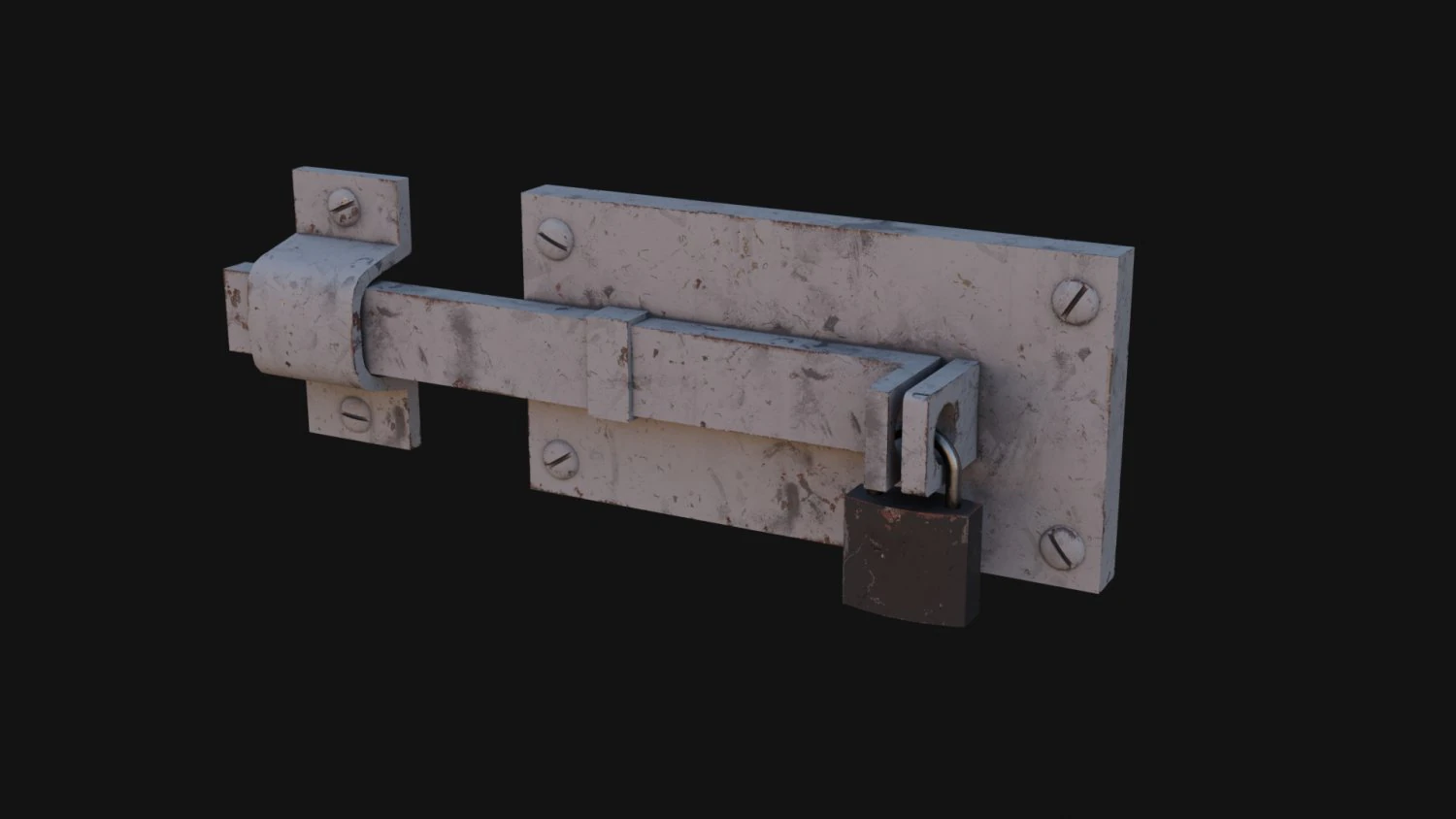 Door Lock 3D Model .c4d .max .obj .3ds .fbx .stl .blend 