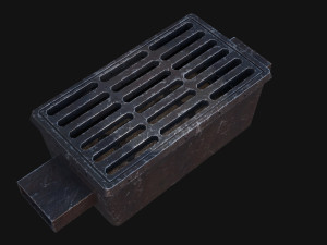 Sewage grate Model 3D