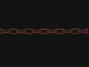 Simple Steel Chain 3D 모델