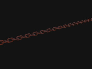 Simple Steel Chain 3D 모델
