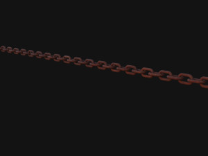 Simple Steel Chain 3D 모델