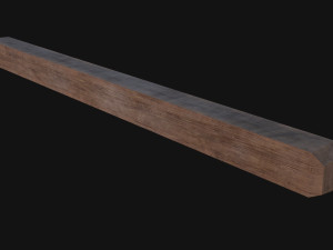 Wooden Beam 3D Model