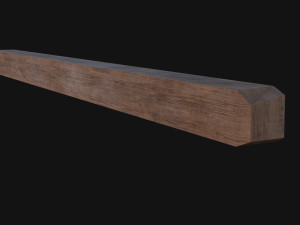 Wooden Beam Modèle 3D