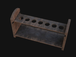 Test Tube Rack 3D Model