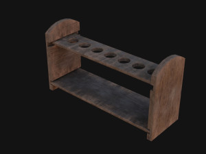 Test Tube Rack 3D Model