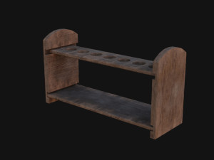 Test Tube Rack 3D Model