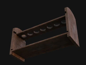 Test Tube Rack 3D Model