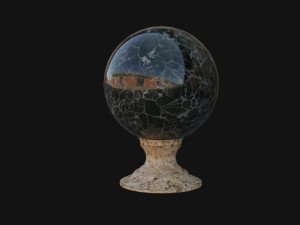 Green Crystal Ball Modelo 3D