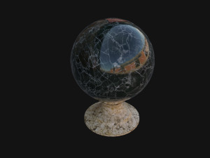 Green Crystal Ball Modelo 3D
