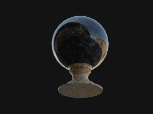 Green Crystal Ball Modelo 3D