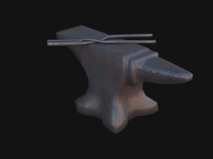 Anvil iron 3D 模型