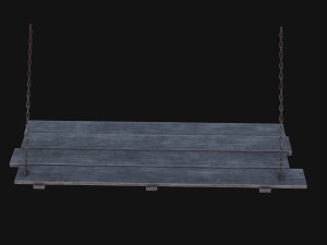 Medieval Prison Bed 3D 模型