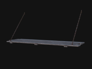 Medieval Prison Bed 3D 模型