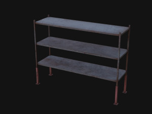 Shelf large Modello 3D