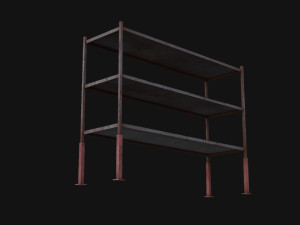 Shelf large Modello 3D