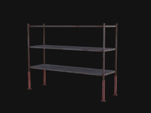 Shelf large Modello 3D