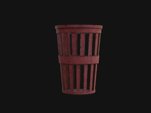 Trash can Model 3D